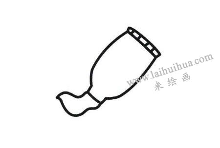 牙膏簡筆畫法步驟03