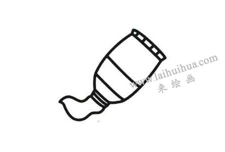 牙膏簡筆畫法步驟05