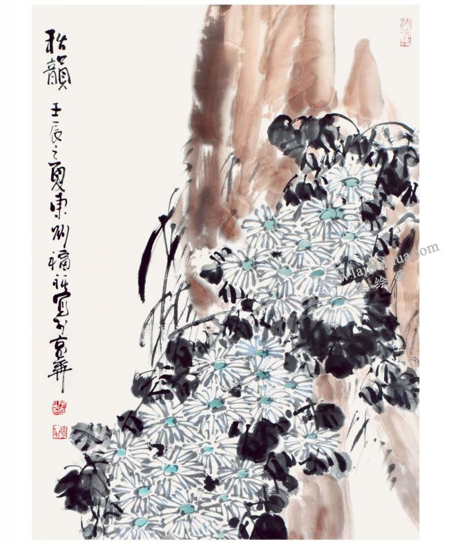 張福祺《秋韻》畫法步驟09