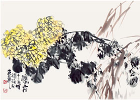 張福祺《秋霜》畫法