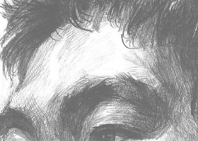 額頭的素描畫(huà)法