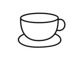 茶杯簡筆畫