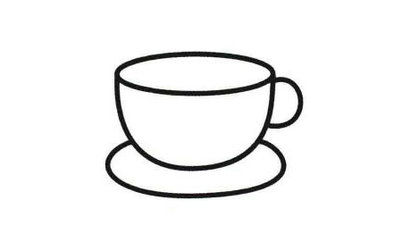 茶杯簡(jiǎn)筆畫(huà)法步驟05