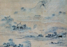 陳淳《重陽(yáng)風(fēng)雨圖》軸賞析