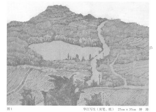 華江寫(xiě)生,風(fēng)景素描
