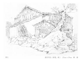 風景素描構(gòu)圖的基本原則