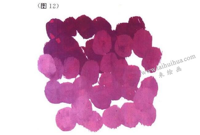 水粉畫(huà)擺筆法