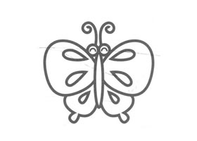蝴蝶兒童畫(huà)法（二）