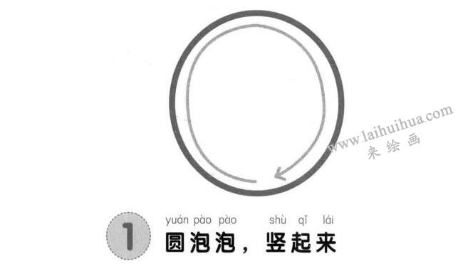 貓頭鷹兒童畫(huà)法步驟圖解01