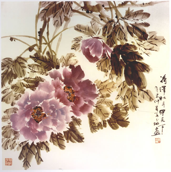 寫(xiě)意牡丹構(gòu)圖法