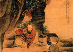 陳洪綬《鑄劍圖》欣賞