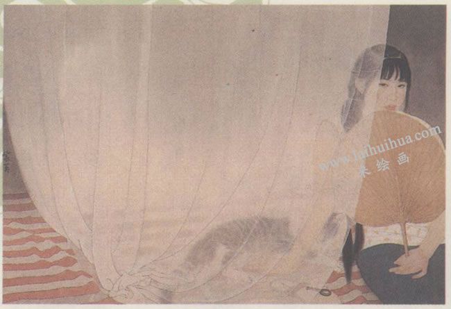 何家英【仕女】畫作品
