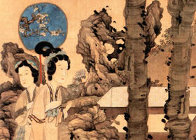 陳洪綬《眷秋圖》欣賞