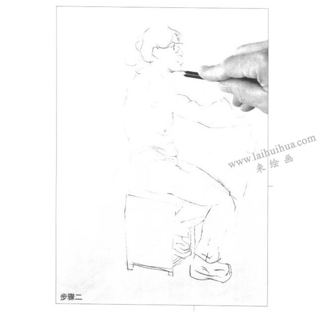 人物動(dòng)態(tài)速寫步驟圖示02
