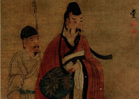 陳洪綬《羲之籠鵝圖》欣賞