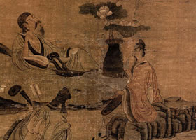 陳洪綬《愛(ài)蓮圖》欣賞