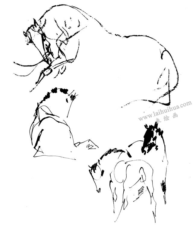 速寫(xiě)畫(huà)馬，簡(jiǎn)筆速寫(xiě)