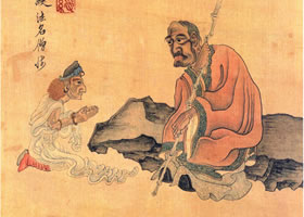 陳洪綬《雜畫(huà)冊(cè)之羅漢圖》欣賞
