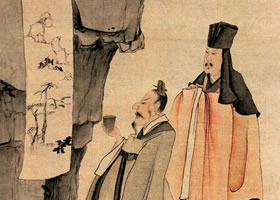 陳洪綬《觀畫(huà)圖》欣賞