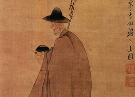 陳洪綬《摹李公麟乞士圖》欣賞