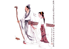 絹本《游秋》步驟圖