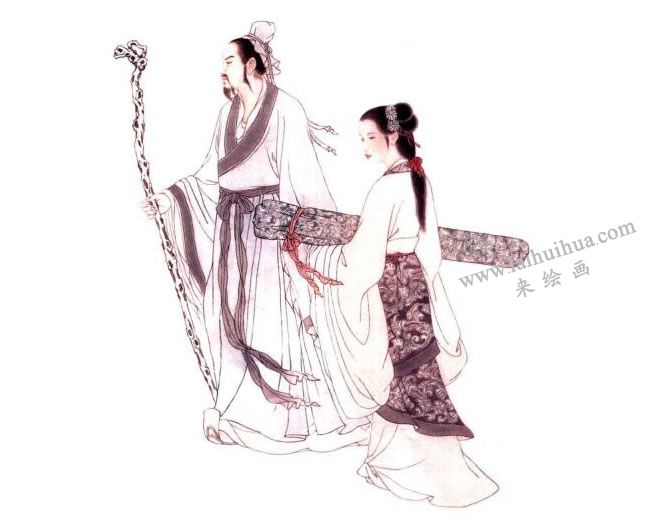 絹本《游秋》步驟圖04