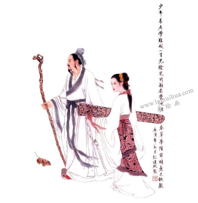 絹本《游秋》步驟圖05