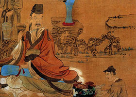 陳洪綬《煉芝圖》欣賞