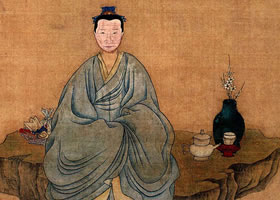 陳洪綬《來(lái)魯直夫人像》欣賞