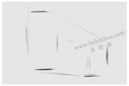 兩個(gè)幾何形體組合（長(zhǎng)方體和圓柱體）素描步驟圖示01