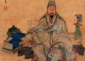 陳洪綬《來(lái)魯直小像》欣賞