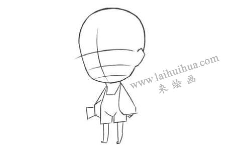 玲瓏寶貝Q版美少女繪制步驟01