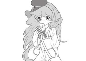 美麗兔女孩Q版美少女繪制步驟