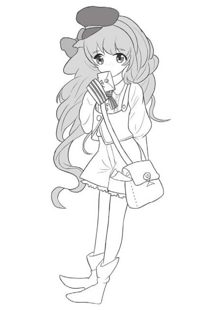 美麗兔女孩Q版美少女繪制步驟