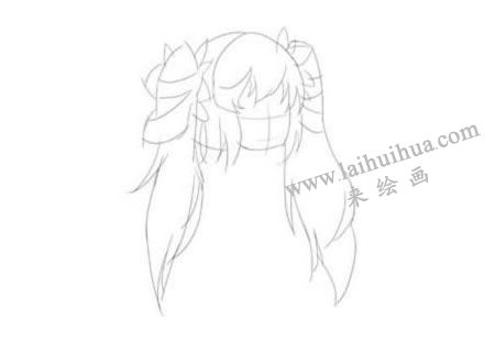 英勇的戰(zhàn)士Q版美少女頭部繪制步驟01