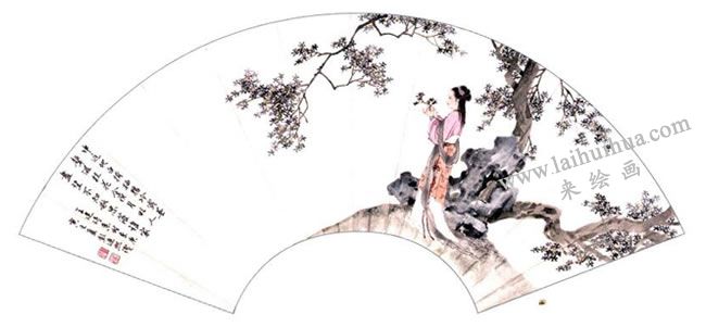 扇畫步驟圖05