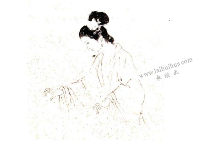 撫琴圖步驟圖03