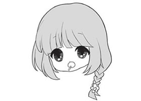 Q版女孩陽光元素的繪制步驟
