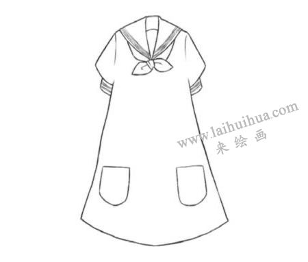 帥氣的海軍服Q版繪制步驟02