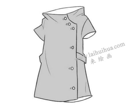 護士服Q版繪制步驟03