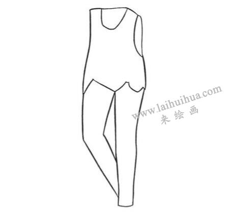 街頭美少女潮服飾Q版繪制步驟01