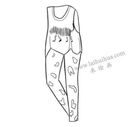 街頭美少女潮服飾Q版繪制步驟02