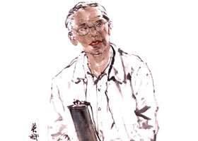 寫意人物畫九級步驟圖