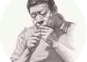素描的透視