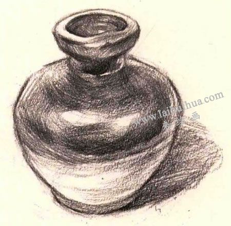 陶罐素描創(chuàng)作步驟02