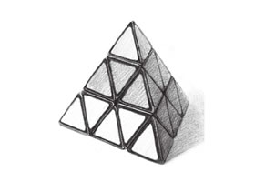 魔方素描畫(huà)法步驟