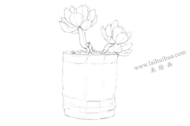 黃麗素描畫(huà)法步驟01
