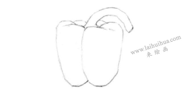 辣椒素描畫法步驟01