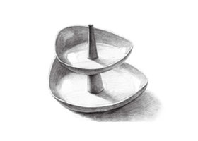 果盤(pán)素描畫(huà)法