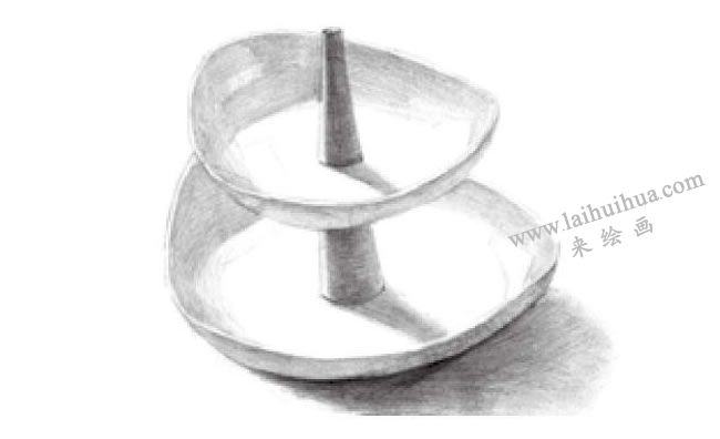 果盤素描畫法步驟03